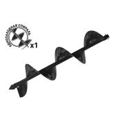 Шнек для бурения грунта однозаходный