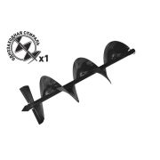 Шнек для бурения грунта однозаходный