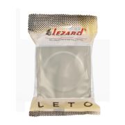 Розетка 1-м ОП LETO с заземл. с крышкой LETO ПБТ крем LEZARD 752-0300-123B