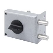 Замок накладной цилиндровый ЗН1-1.2 ГЛ серый, 5 кл.