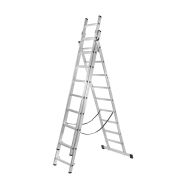 Лестница алюминиевая трехсекционная ВИХРЬ ЛА 3х10