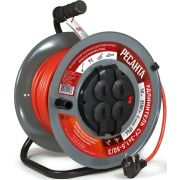 Удлинитель силовой на металлической катушке Ресанта СУ-3х1,5-50/3 (с выкл., 4 розетки, IP44)