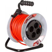 Удлинитель силовой на катушке Ресанта СУ-3х1,5-30/2 (с выкл., 4 розетки)