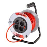 Удлинитель силовой на катушке Ресанта СУ-2х1-30/2 (с выкл., 4 розетки)