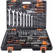 Набор инструментов, 1/2«, 1/4», CrV, в кейсе 151 предмет Вихрь