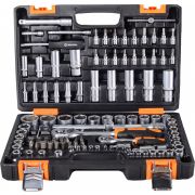 Набор инструментов, 1/2«, 1/4», CrV, в кейсе 108 предметов Вихрь