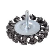 Щётка для дрели Вихрь плоская, крученая, 75 мм