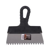 Шпатель ВИХРЬ 6х6 мм, зубчатый, нержавейка, пластик, 200мм