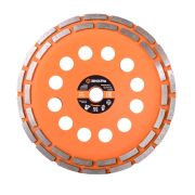 Чашка алмазная зачистная, 230 мм, двухрядная Вихрь