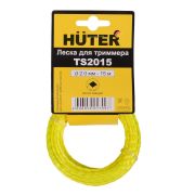 Леска Huter TS2015 для триммера, 2 мм, витой квадрат