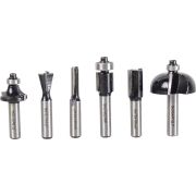 Набор фрез по дереву Вихрь 6шт (хвостовик 8мм), кейс