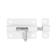 Шпингалет мебельный металлический SPD60х30 WH белый