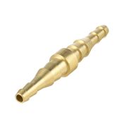 Соединитель прямой для газосварочных рукавов Ø 6/9 - 6/9, латунь