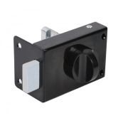 Замок накладной цилиндровый ЗН1 черный