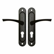 Ручка дверная на планке РФ1-55.17 (черный)