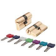 Цилиндровый механизм MaxPro7000Key 52mm (21+10+21) SSG сатин.золото 7key