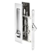 Защелка с ручками для раздвижных дверей SH.SLQ152.011 (Soft LINE SLQ-011) CP хром