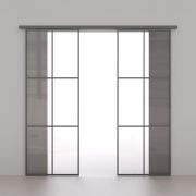 Комплект для раздвижных профильных дверей SLD.Comfort-PRO.SET4.PROF synchron/80