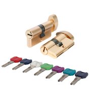 Цилиндровый механизм MaxPro7002Knob70mm(30+10+30) SSG сатин.золото 7key с вертушкой