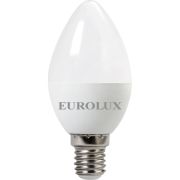 Лампа светодиодная EUROLUX LL-E-C37-7W-230-2,7K-E14