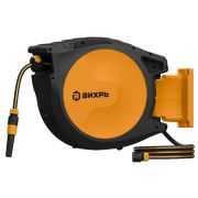 Катушка со шлангом 25 м настенная, автоматическая Вихрь