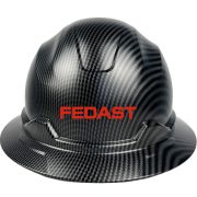 Строительная каска Fedast чёрная