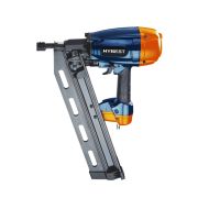 Пистолет гвоздезабивной по дереву Hybest FN21100P (пневматический, гвозди SN21, магниевый)