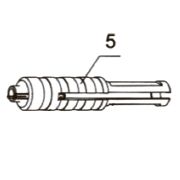 Запчасть №5 для FD301R. Направляющий наконечник в сборе (5.1, 5.2)