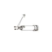 Запчасть №16 для PAG311BWT. Стальной шар D5