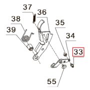 Запчасть №33 для PAG-PC84. Ось ролика взводителя