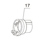 Запчасть №17 для PAG-PC84. Серьга муфты