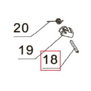 Запчасть №18 для PAG-PC84. Ось защелки