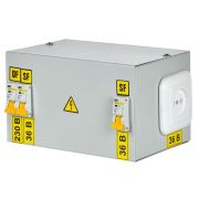 Ящик с понижающим трансформатором ЯТП 0.25 220/36В (3 авт. выкл.) IEK MTT13-036-0250