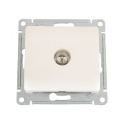 Розетка телевизионная TV Glossa коннектор механизм перламутр SE GSL000693
