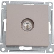 Розетка телевизионная TV AtlasDesign коннектор механизм шампань SE ATN000593