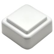 Кнопка звонка (выключатель для бытовых электрич. звонков) МОНОМАХ ВЗ1-01 бел.