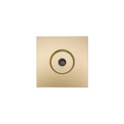 Розетка ТВ оконечная СП ZIMA IP20 зол. LEZARD 704-3688-130