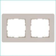 Рамка 2-м G-Flex тауп Jasmart G1102T