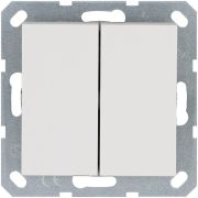 Выключатель 2-кл. 10А IP20 механизм бел. глянцевый Jasmart G3023W