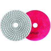 Алмазный гибкий шлифовальный круг 100мм, Р100, мокрое шлифование Вихрь