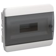 Корпус ЩРВ-П-12 TEKFOR IP41 черн. прозр. дверь пластик. IEK TF5-KP12-V-12-41-K01-K03